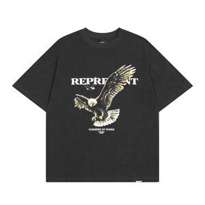 Represent Eagle Retro Distressed Print Short Sleeves